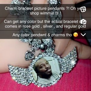 Custom photo bracelet pendant